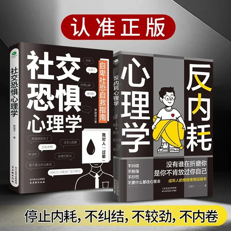 反内耗心理学 告别社交恐惧 摆脱内耗高敏感性格 从自卑到自信
