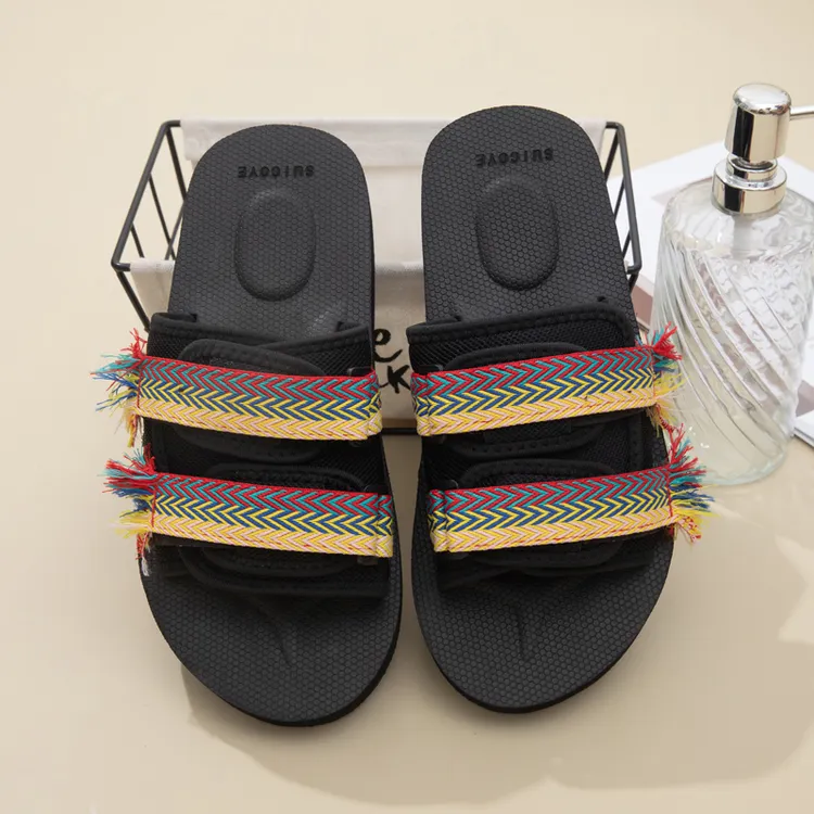 男女拖鞋爆款2024新款男生外穿情侣款拖鞋高档一字拖大码沙滩凉鞋