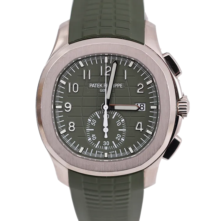 未使用 Patek Philippe/百达翡丽 5968G手雷牛油果25年大全套全新