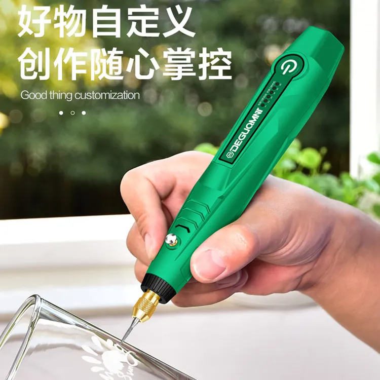 充电小型电磨电动雕刻打磨笔抛光神器迷你电钻小电磨机钻孔
