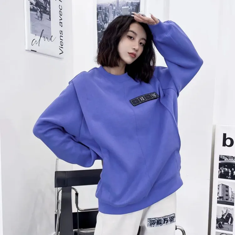247ClothingDog腰缠万贯魔术贴圆领卫衣（赠没日没夜魔术贴一个）