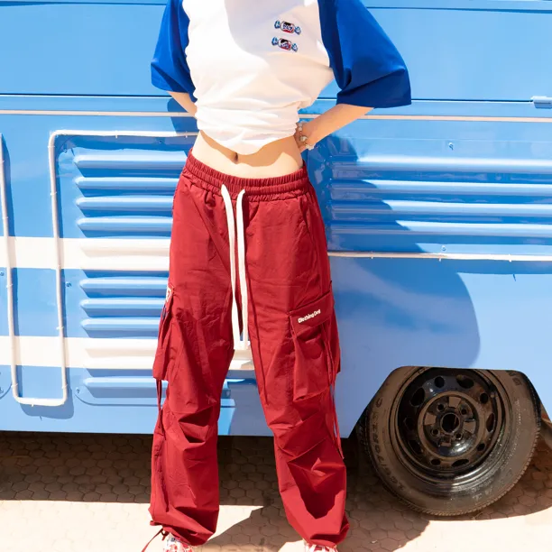 247ClothingDog新品美式伞兵多兜工装裤休闲男女同款