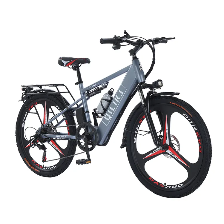 旅行版！爬坡动力足，双减震，7档变速，耐磨轮胎，超实用山地自行车