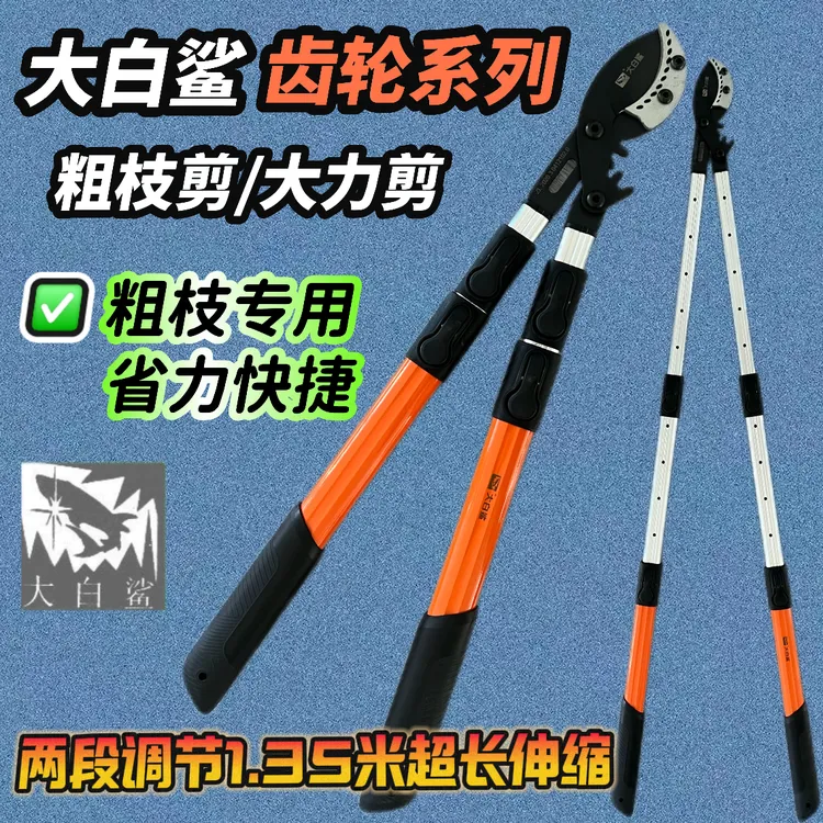 强力伸缩园艺大号大力剪修枝专用高空剪枝大粗枝专用剪树枝剪刀