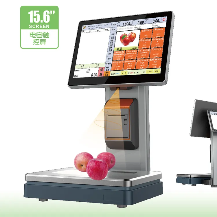 Linux系统一体秤AI智能识别收银秤收银机热敏打印纸