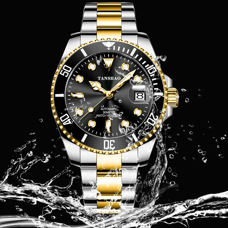 【专柜直发】间金鬼王-男士手表名牌男款高端百搭潮流防水夜光男表