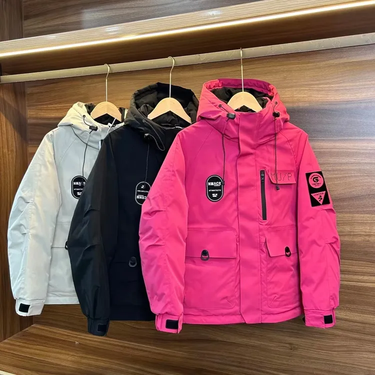 痞帅男友风极寒系列加厚保暖冬装外套连帽工装0899