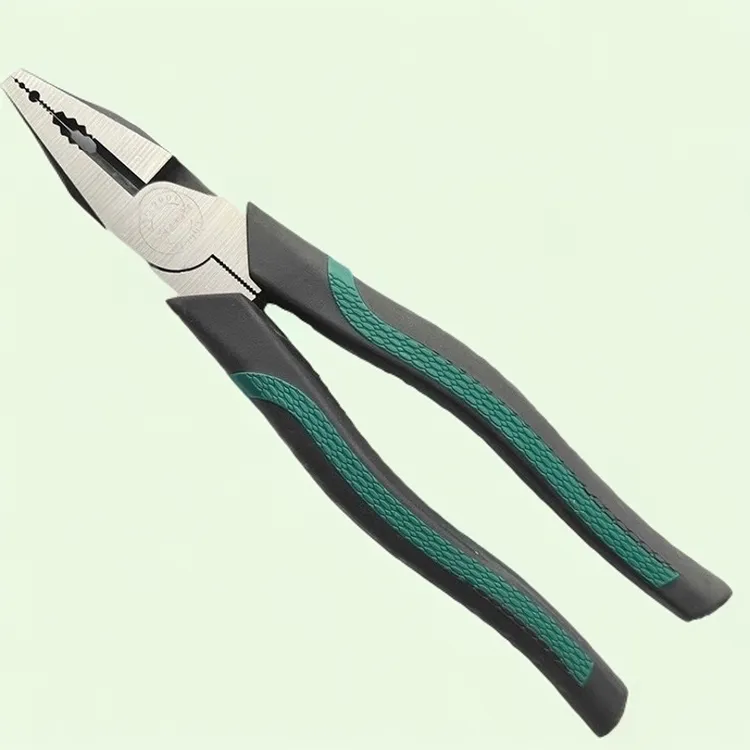 长鹿强力胶把钳多功能钢丝钳电工专用穿线钳尖嘴平口虎口钳老虎钳