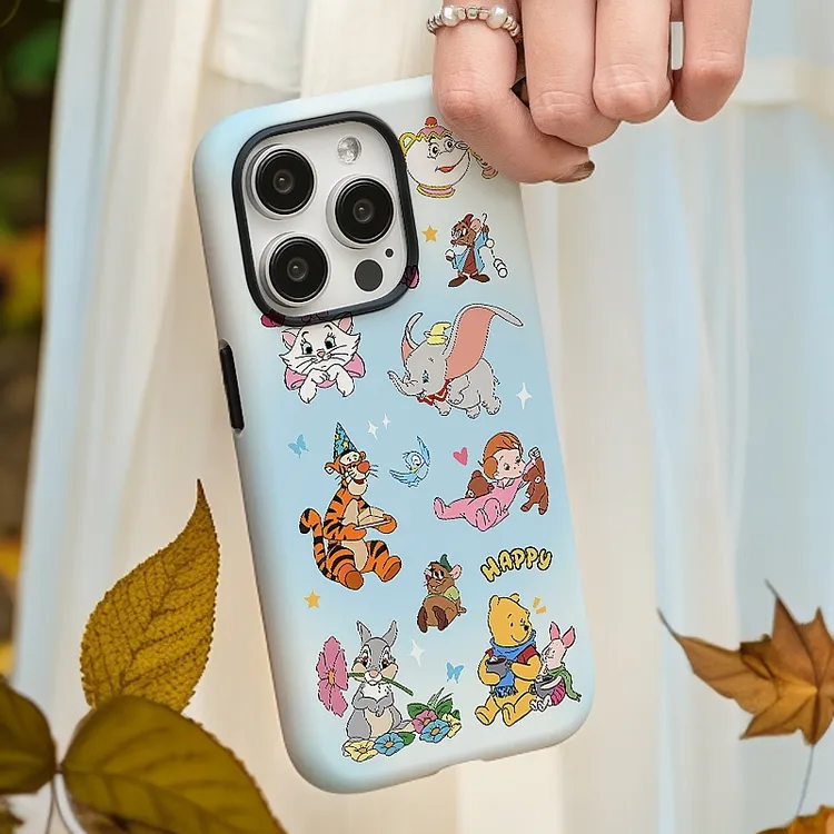 【小飞象】菲林二合一适用苹果16promax手机壳iphone13/4可爱15防摔