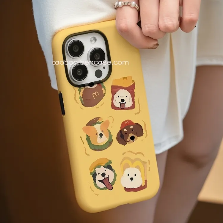 【M记狗狗】菲林二合一适用苹果16promax手机壳iphone13/4套15防摔2