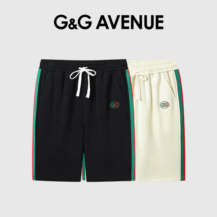 G&G AVENUE 夏季新款时尚五分裤休闲织带短裤男女同款-GK2311003