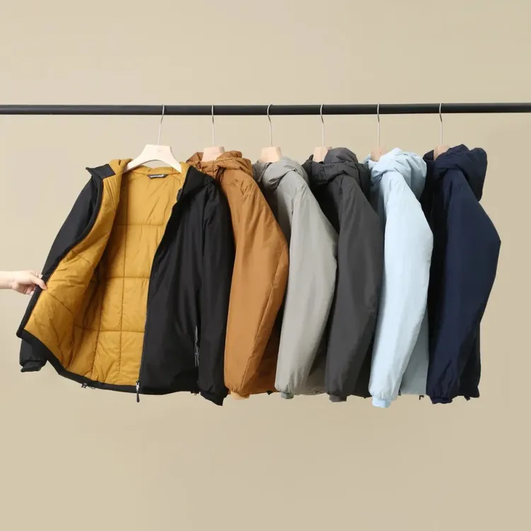 很保暖的棉服！ 户外轻量P棉外套防冷风运动连帽棉衣