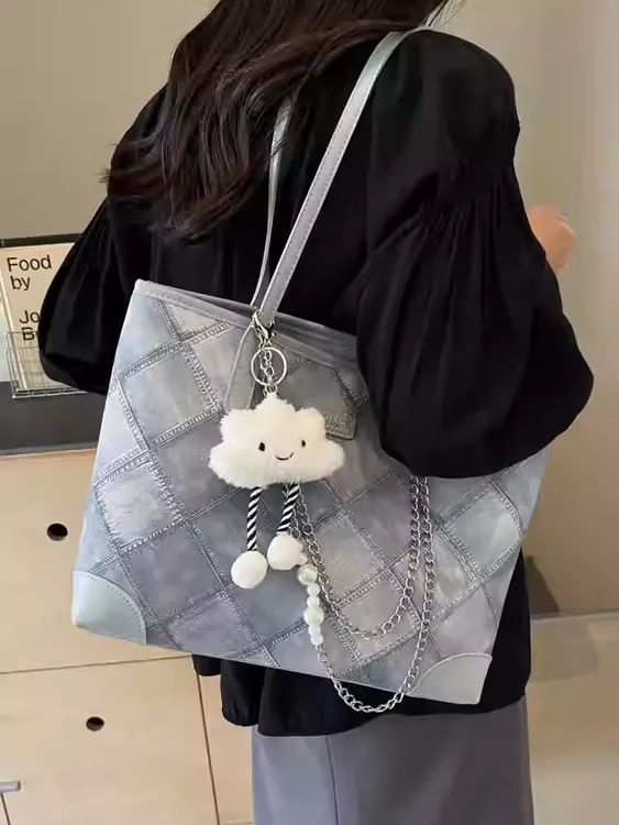 大容量包包女2025新款时尚链条单肩大包韩系大容量通勤女式单肩包