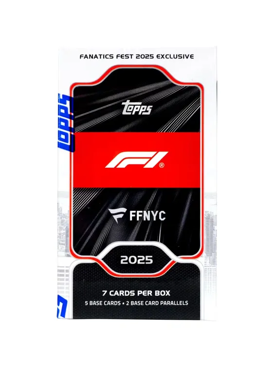 【Fi常潮玩】2025 Topps F1 Fanatics Fest 纽约限定【下单默认代拆】