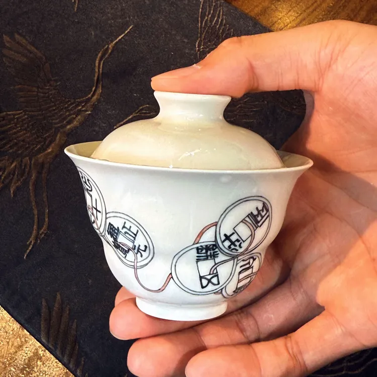 【一线生财】全手工手绘小富婆专用主人杯茶壶茶具功夫围炉煮茶具