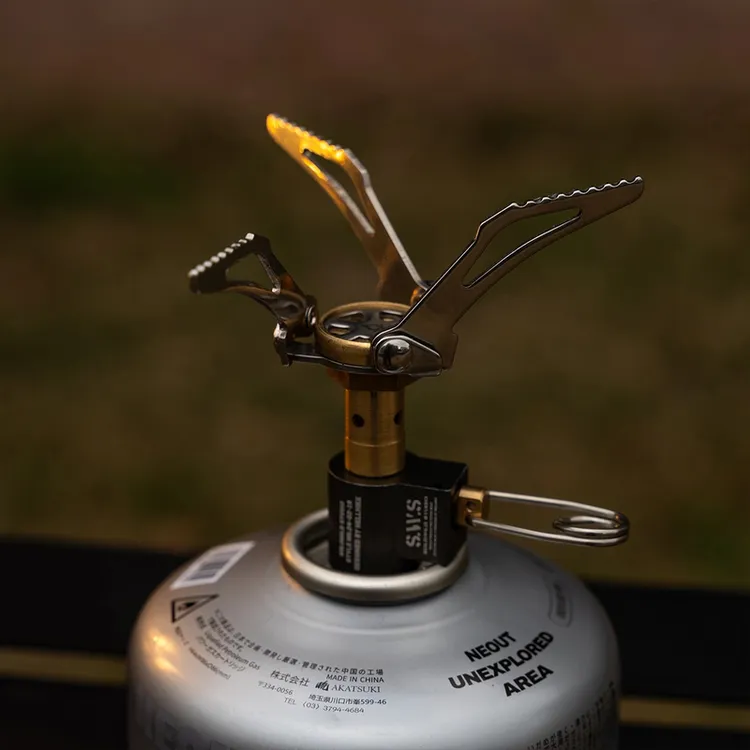 SWS户外迷你炉头一体式便携折叠solo轻量烧水神器露营战术风炊具