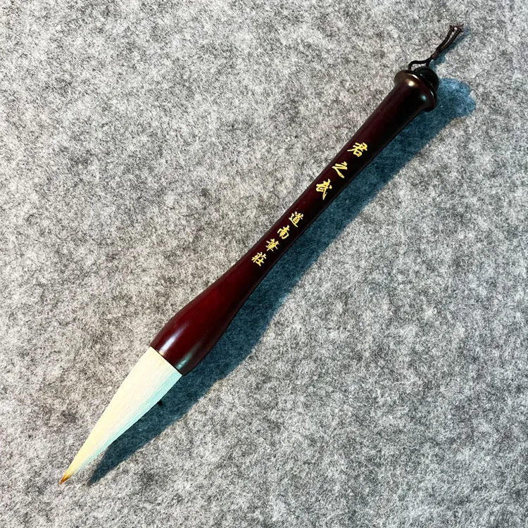 【君之武】出峰7.0口径1.95兼毫大字对联春联毛笔福字实木一体笔杆