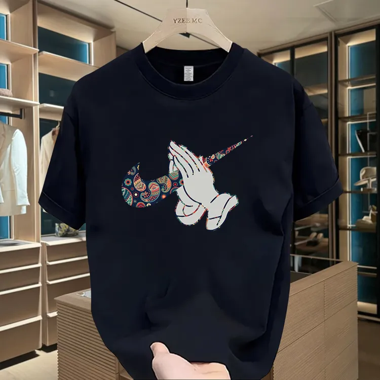 高品质重磅纯棉短袖t恤男夏季2024年新款百搭半袖体恤衫衣服男装