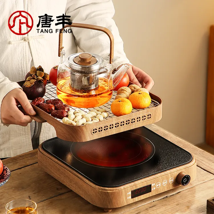 唐丰围炉煮茶电炉家用室内日式插电围聚煮茶烤火炉网红围炉煮茶