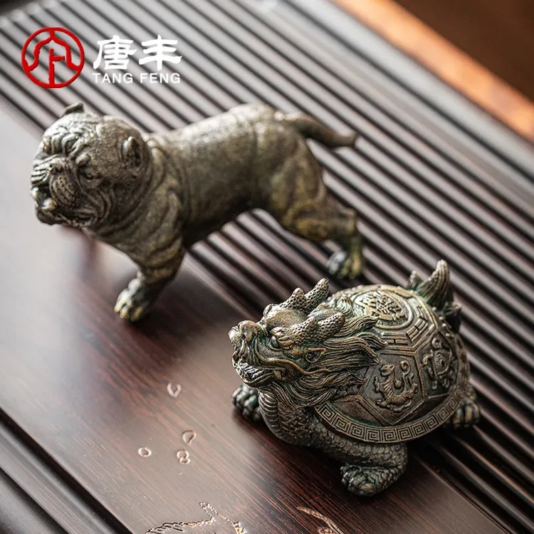 唐丰变色茶宠摆件精品可养茶虫创意龟茶玩新中式茶桌装饰品泡茶s