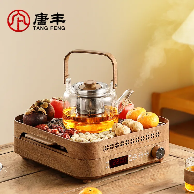唐丰2025新款围炉煮茶器具家用室内插电电陶炉网红煮茶器围炉煮茶