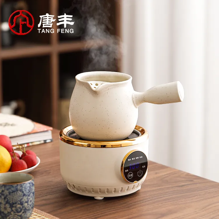 唐丰冬季罐罐茶煮茶器高端土陶煮奶茶专用的壶围聚恒温桌面烤奶炉