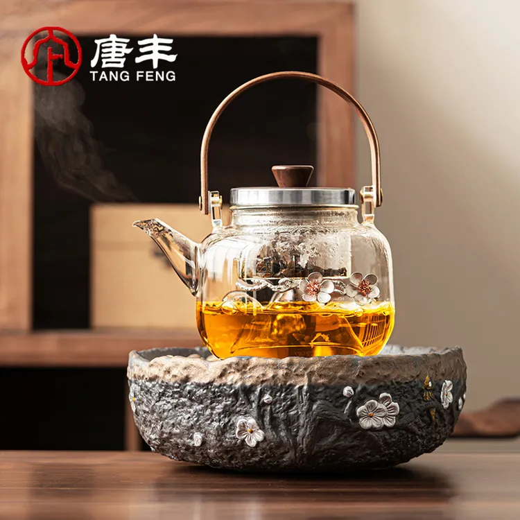 唐丰围炉煮茶壶2025新款玻璃养生壶家用耐热电陶炉耐热的茶壶简约