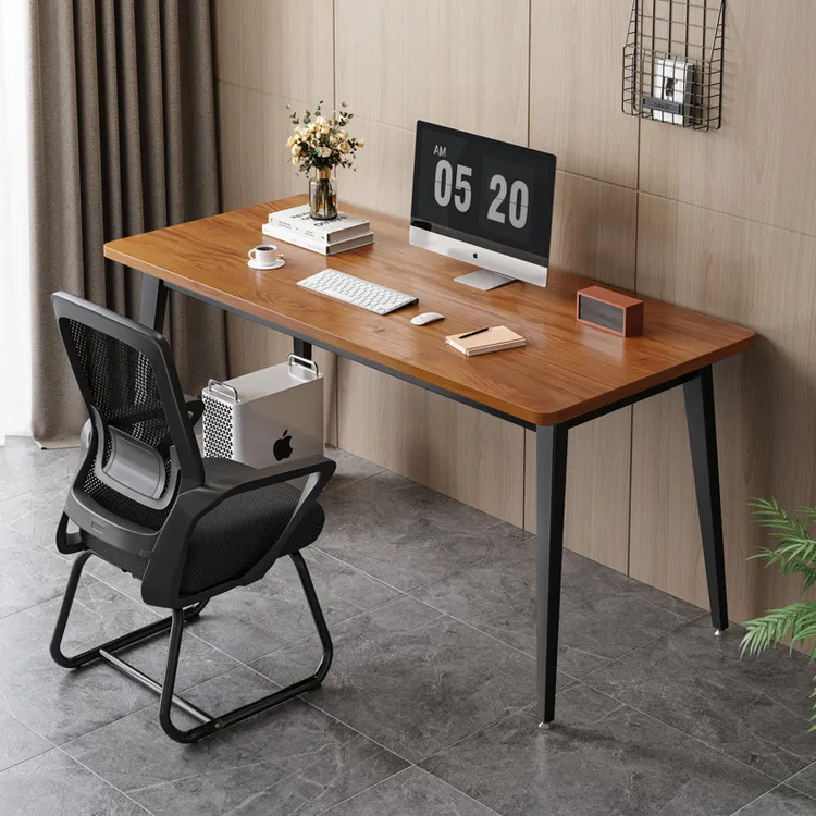简易桌子工作台书桌学生家用学习桌电脑桌台式长方形简约办公桌子