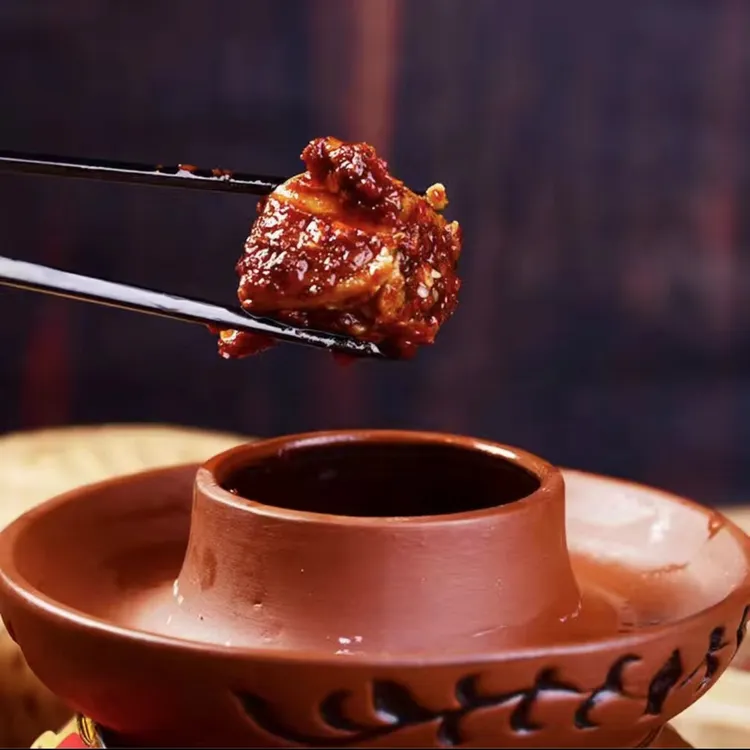 川味鲜香麻辣香辣霉豆腐乳重庆特产即食下饭菜制作紫砂坛800g麻辣