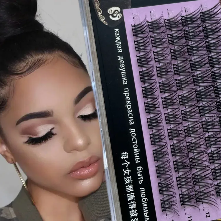 卓丽雅超软毛假睫毛柔软分段式