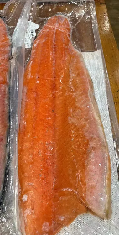 三文鱼（冰鲜鱼柳）刺身煎烤看好再拍，看好下单，不能试吃或拍着玩