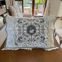 《黑天鹅·白天鹅》纯棉枕巾52×76（一对装）