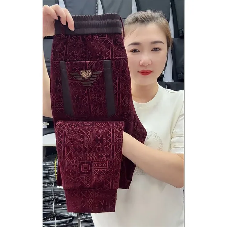 男士秋冬休闲束脚裤2486