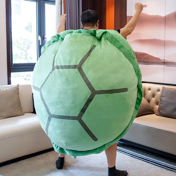 乌龟壳玩偶可穿衣服超大抱枕睡觉蜜公仔网红靠背毛绒玩具七夕礼物