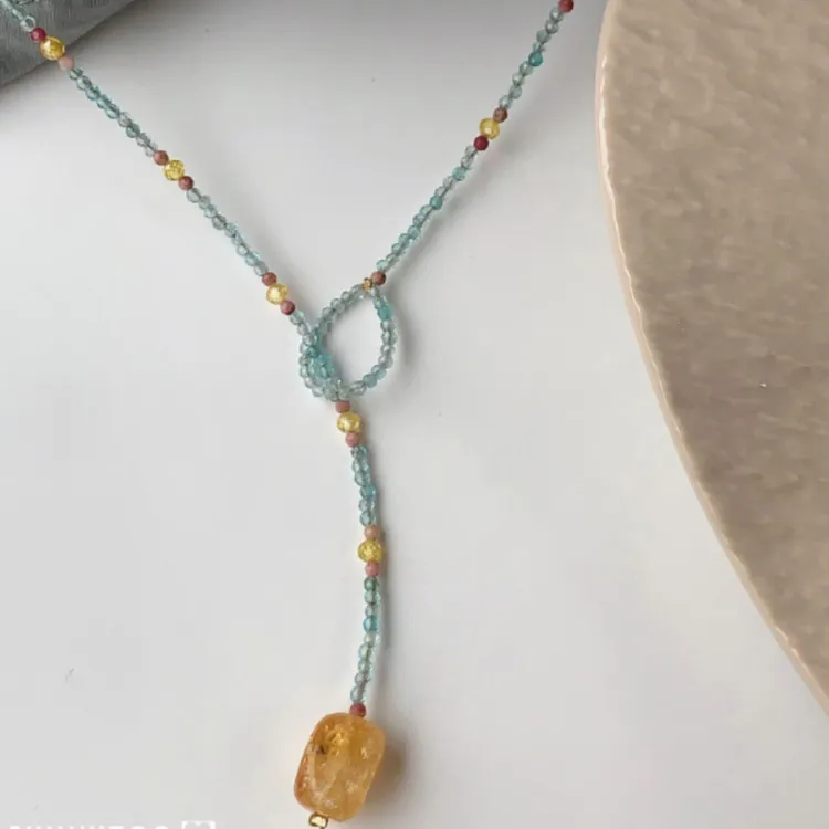 铜项链 民族风小众清新个性小众轻奢法式新款爆款国风颈链