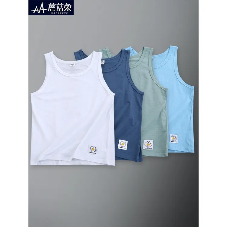 男童背心夏季爆款2023新款胖童加肥加大透气内穿打底中学生12背心