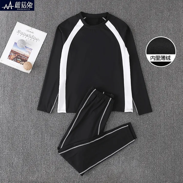 胖男童篮球训练服加绒秋冬款儿童球衣8-13薄绒15男孩速干运动套装