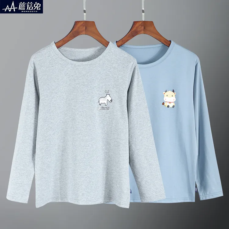 胖男童秋衣单件薄款贴身棉毛衫中大童学生男孩打底衫内穿长袖宽松