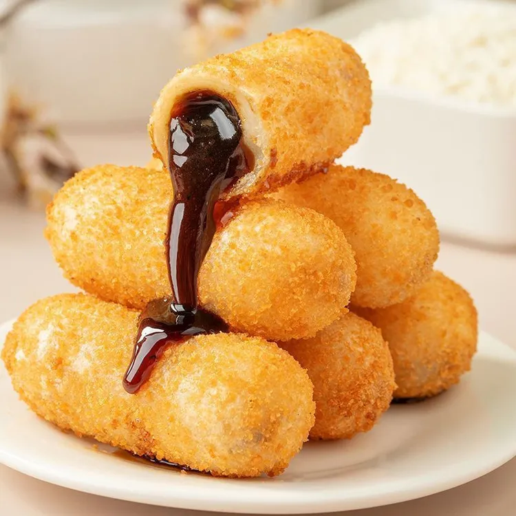 爆浆红糖糍粑糯米美食在家轻松做名小吃餐桌必备小吃需油炸半成品商品图