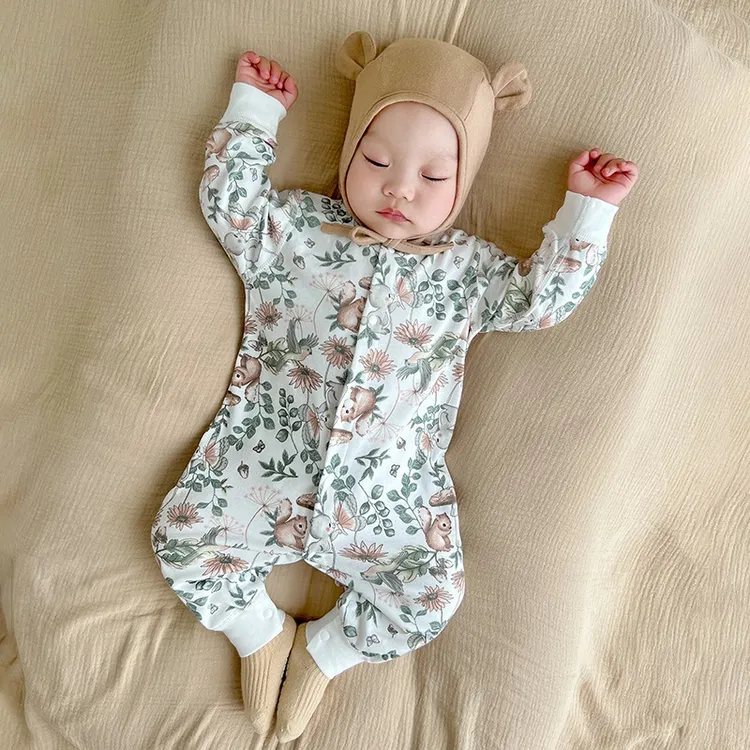 夏季春装婴儿包屁衣包屁衣包屁衣幼儿宝宝婴儿包屁衣纯棉连体薄款