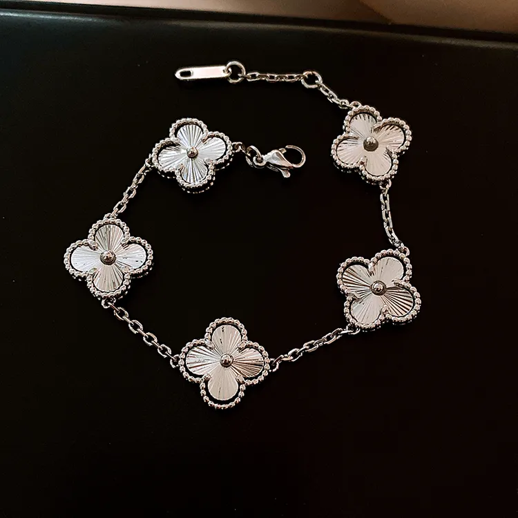 铜合金手链 精致花朵手链轻奢高级感气质手饰时尚小众设计感配饰