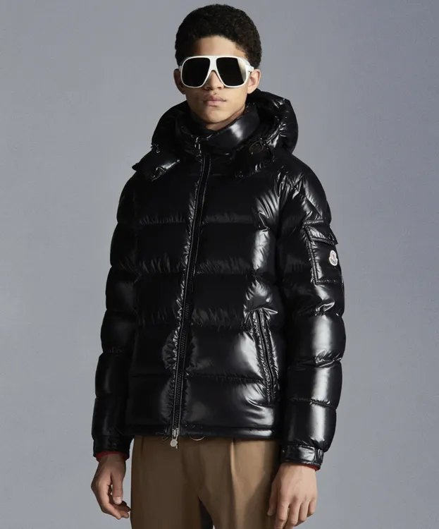 MONCLER/盟可睐 黑色maya玛雅系列男女同款羽绒服2341054