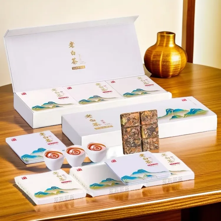 老白茶180g*2条 赠礼袋 口感香甜顺滑 枣香荷香 甄选原料 伴手礼