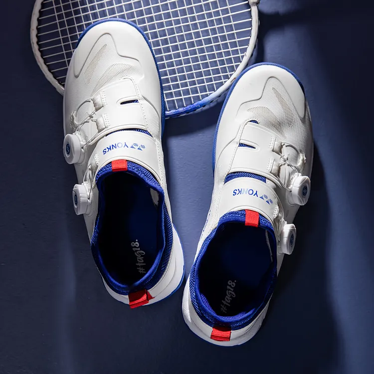 双旋转扣牛津底羽毛球鞋男女专业级网球乒乓球训练鞋透气防滑耐磨