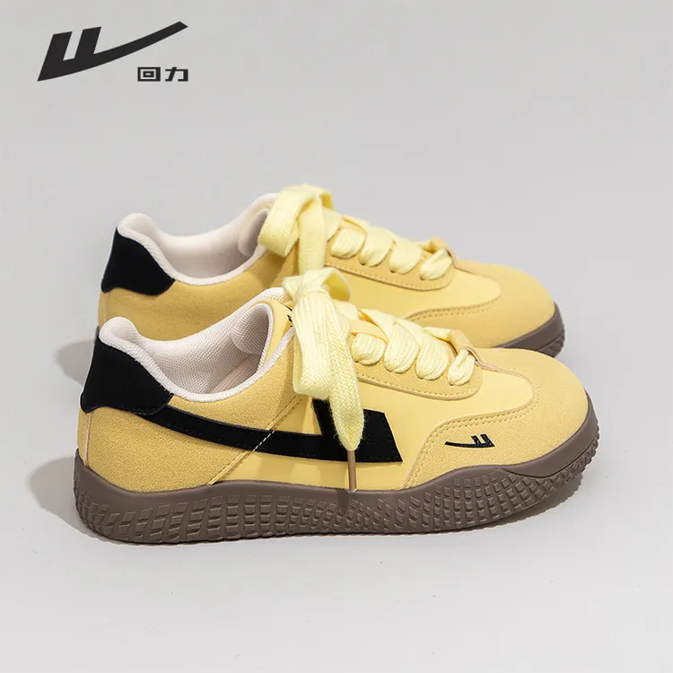 回力复古德训鞋子女2025年冬季新款厚底ins潮韩版低帮休闲板鞋女