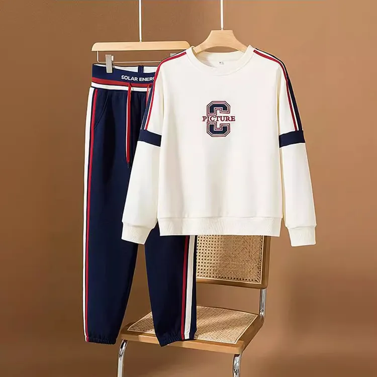 网红时尚女士卫衣两件套女2024秋冬新款休闲洋气小个子气质运动服