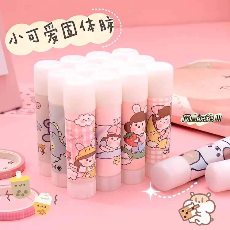 【多洁】卡通高粘度手工制作固体胶胶棒儿童可爱胶水幼儿园学生文具