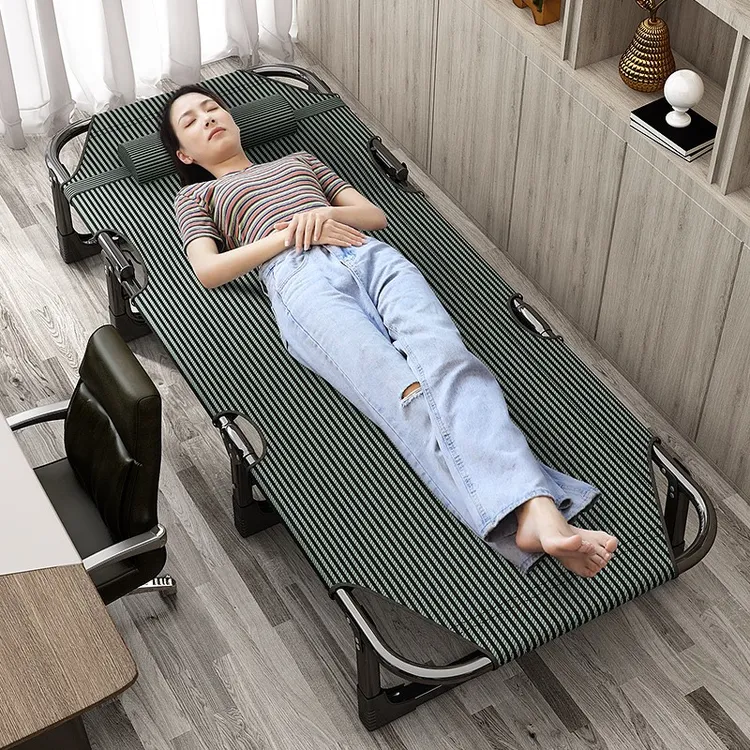折叠床单人办公室午休神器多功能行军床网红午睡沙发床简易陪护床
