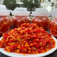 坛芝味湖南手工下饭炒菜蒜蓉剁椒450g一瓶