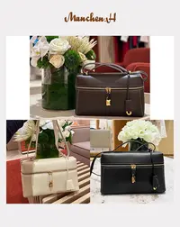 H姐曼辰“L27”手工法国进口小牛皮定制五金单肩包